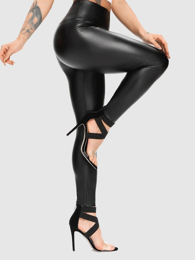 Legging Simili Cuir Taille Haute Leggings Ultime Legging : Legging Femme | Vêtements de Sport 