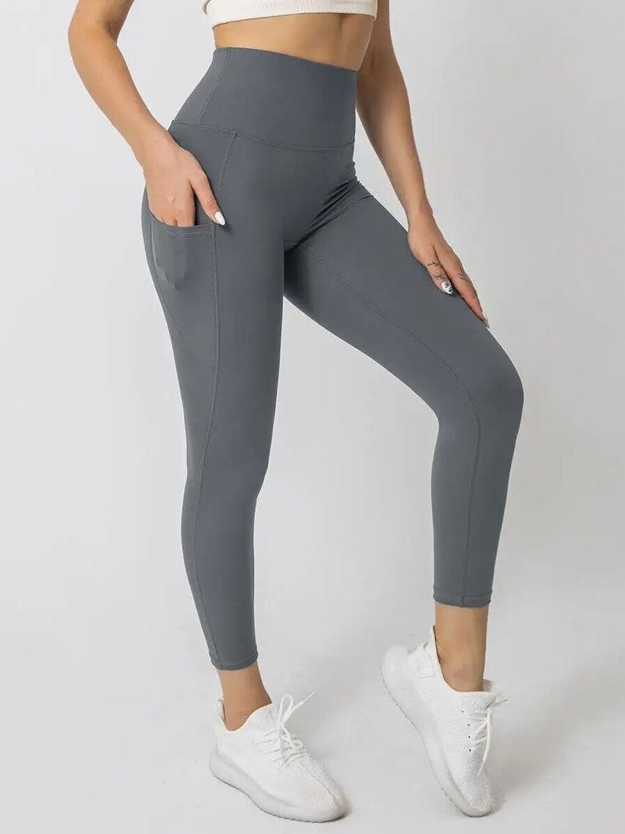 Legging Sport 7/8 Poche Leggings Ultime Legging XS Gris 