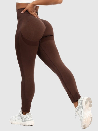 Legging Sport Amincissant Push Up (Sans Couture) - Edition Limitée Leggings Ultime Legging XS Marron 