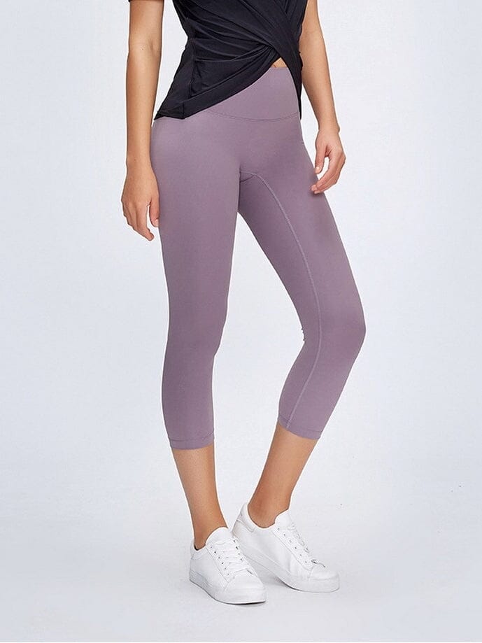 Legging Sport Capri Taille Haute Leggings Ultime Legging XS Lila 