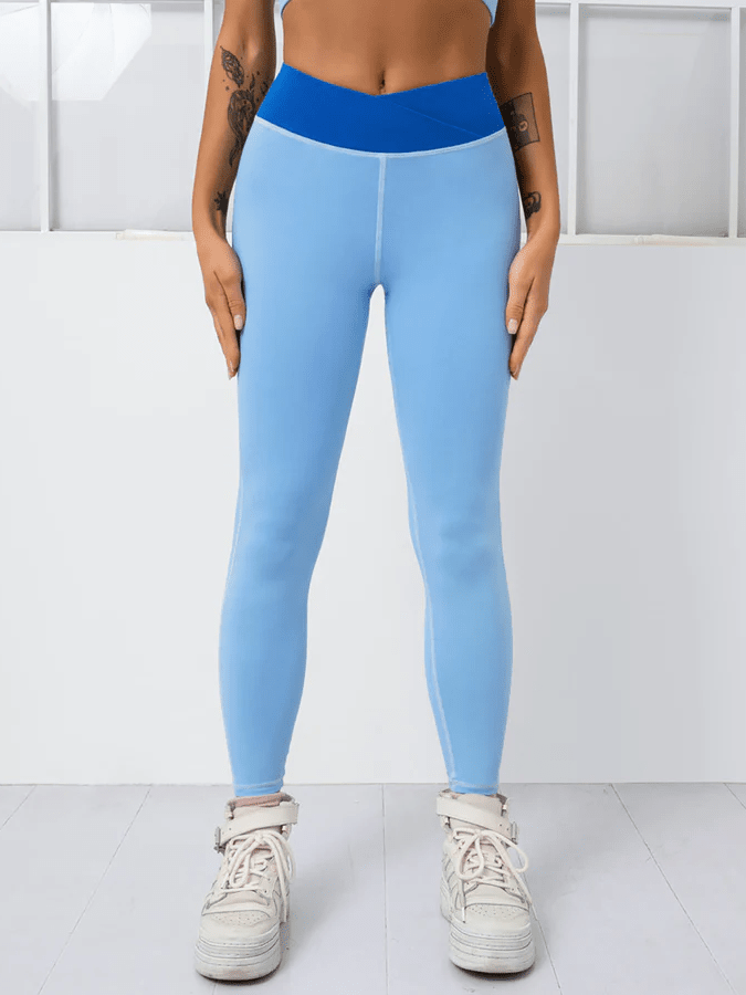 Legging Sport Ceinture Croisée - Elixy Ultime Legging S Bleu 