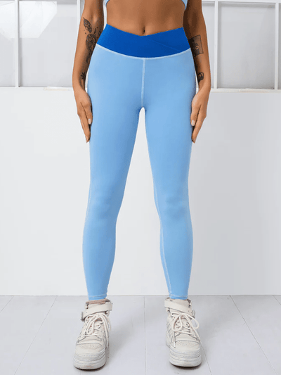 Legging Sport Ceinture Croisée - Elixy Ultime Legging S Bleu 