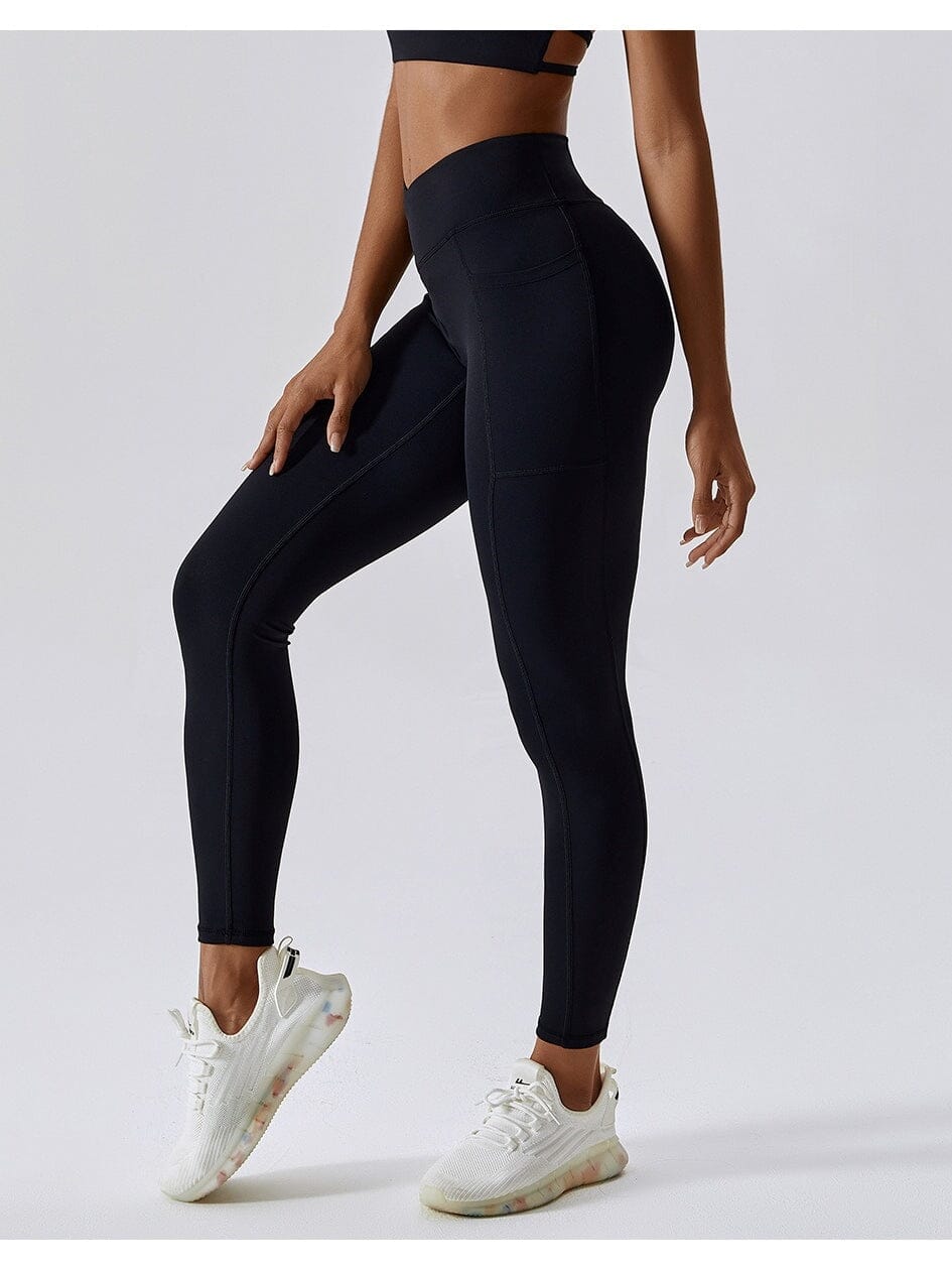 Legging Sport Ceinture V Push Up Poches Ultime Legging 