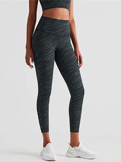 Legging Sport Compressif - Zora Leggings Ultime Legging : Legging Femme | Vêtements de Sport XS Zébré 