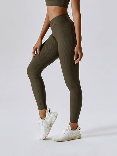 Legging Sport Côtelé Taille Croisée - Melissa Leggings Ultime Legging 