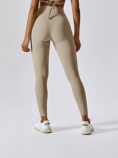 Legging Sport Côtelé Taille Croisée - Melissa Leggings Ultime Legging 