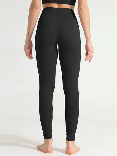 Legging Sport Côtelé Taille Haute Leggings Ultime Legging : Legging Femme | Vêtements de Sport 