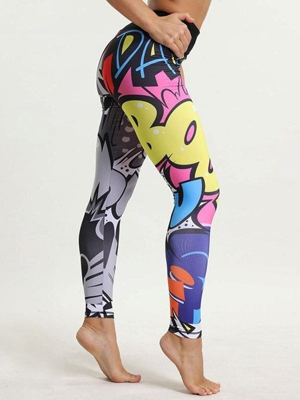 Legging Sport Dessin Pop Art Leggings Ultime Legging : Legging Femme | Vêtements de Sport 