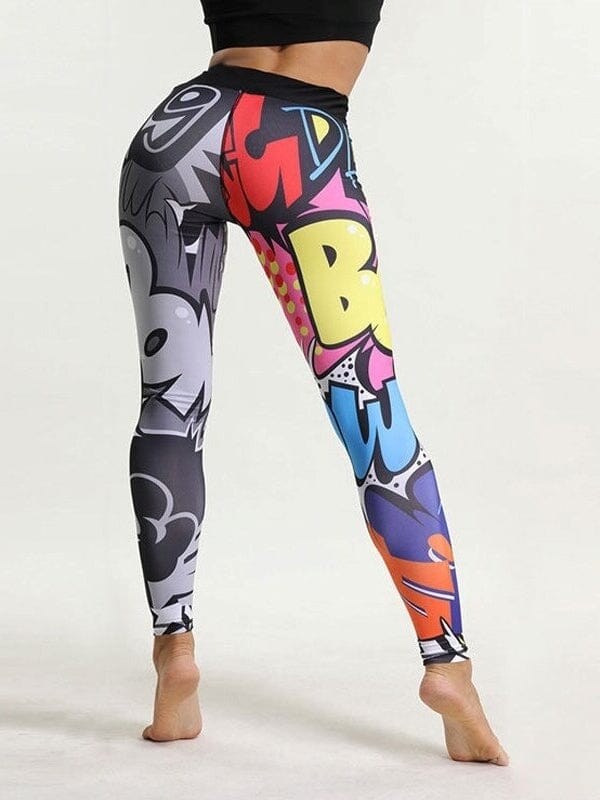 Legging Sport Dessin Pop Art Leggings Ultime Legging : Legging Femme | Vêtements de Sport 