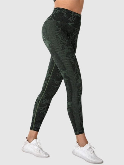 Legging Sport Effet Amincissant Sans Couture (Push Up) Leggings Ultime Legging S Vert 