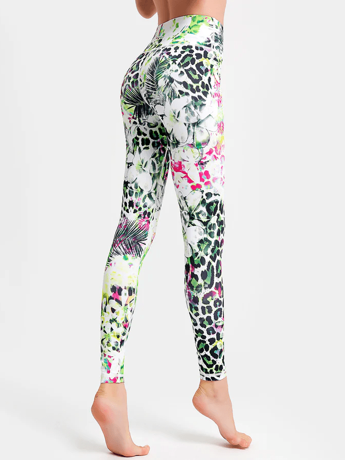 Legging Sport Floral Ultime Legging : Legging Femme | Vêtements de Sport 