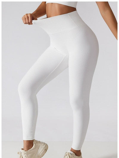 Legging Sport Galbant Côtelé Leggings Ultime Legging : Legging Femme | Vêtements de Sport 