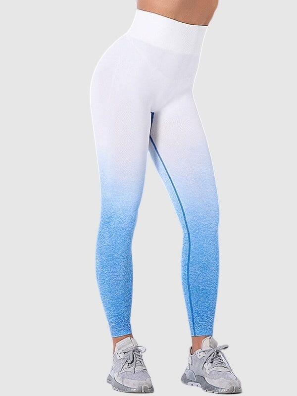 Legging Sport Gym Sans Couture Leggings Ultime Legging XS Bleu 