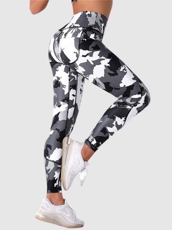 Legging Sport Imprimé Camouflage Leggings Ultime Legging : Legging Femme | Vêtements de Sport 