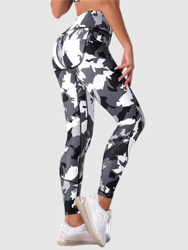 Legging Sport Imprimé Camouflage Leggings Ultime Legging : Legging Femme | Vêtements de Sport 