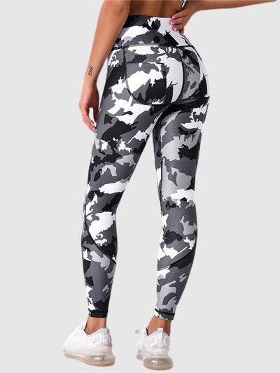 Fluid Leggings Camo Fille Gris Camo Fluid Leggings Camo Fille Gris Camo