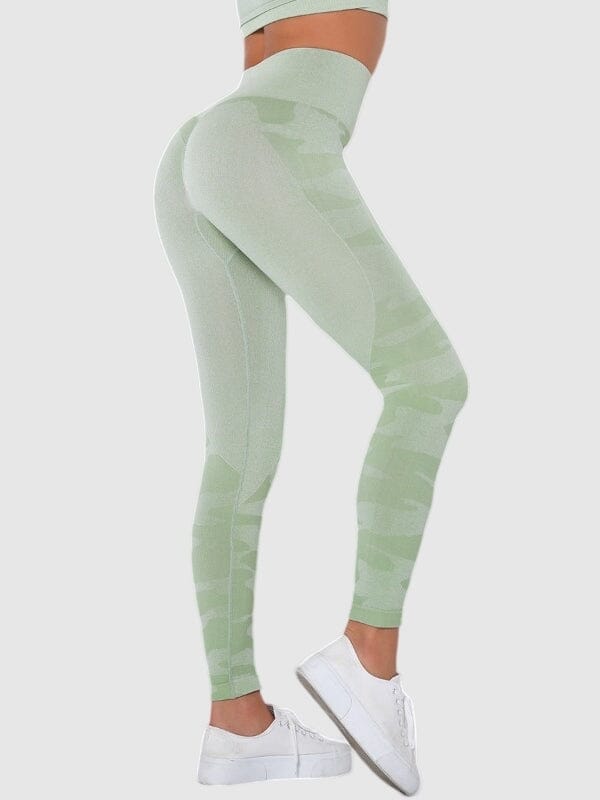 Legging Sport Imprimé Camouflage Sans Couture Leggings Ultime Legging : Legging Femme | Vêtements de Sport 