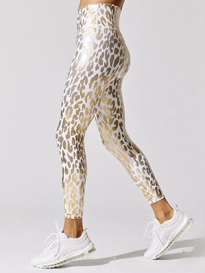 Legging Sport Léopard Brillant Leggings Ultime Legging : Legging Femme | Vêtements de Sport 