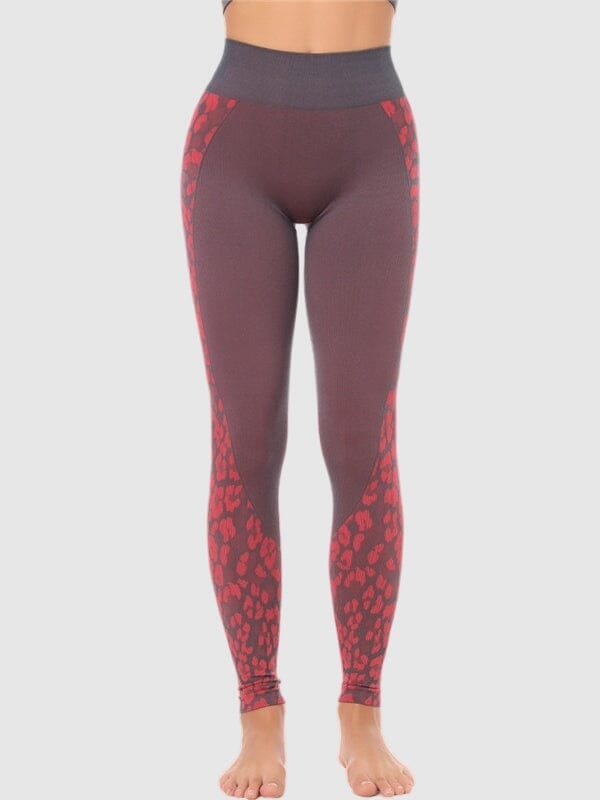 Legging Sport Léopard Sans Couture Ultime Legging : Legging Femme | Vêtements de Sport 