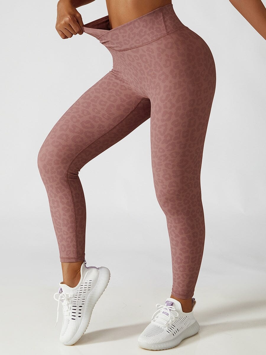 Legging Sport Léopard Taille Haute Leggings Ultime Legging 