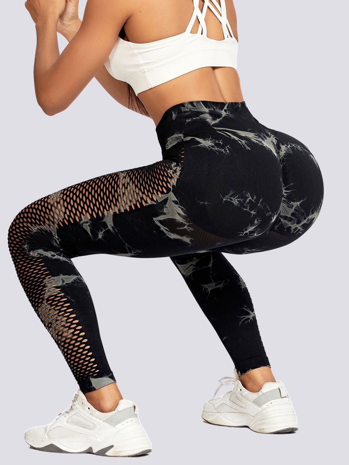 Legging Sport Motif Imprimé Maille Sans Couture (Push Up) Leggings Ultime Legging 