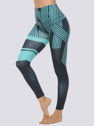 Legging Sport Motif Rayé Leggings Ultime Legging 