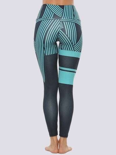 Legging Sport Motif Rayé Leggings Ultime Legging 