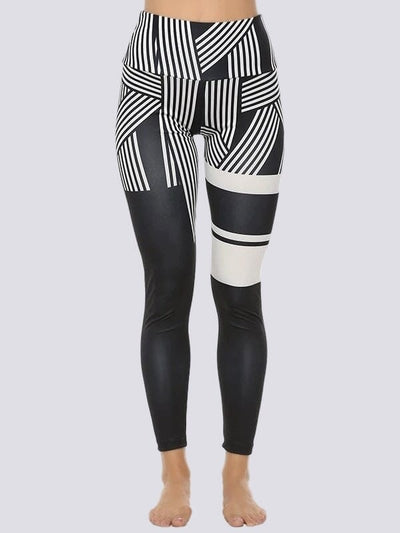 Legging Sport Motif Rayé Leggings Ultime Legging 