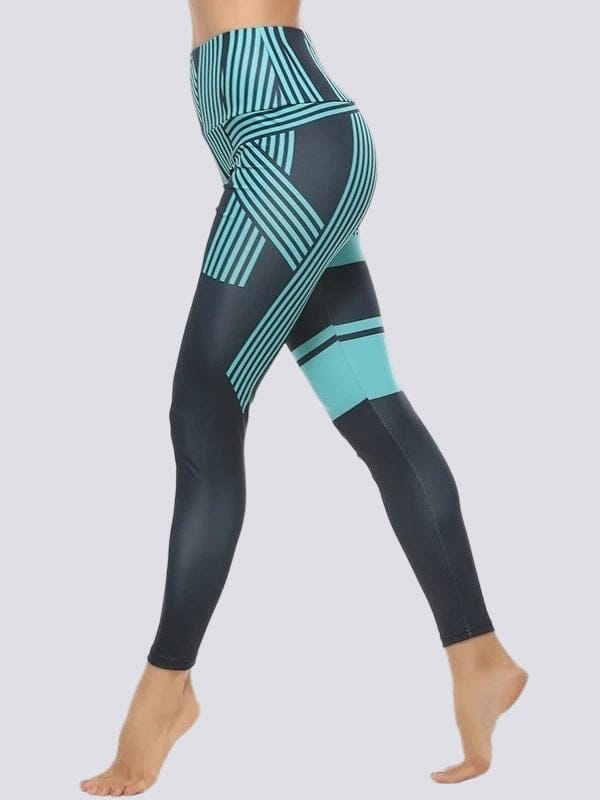 Legging Sport Motif Rayé Leggings Ultime Legging 