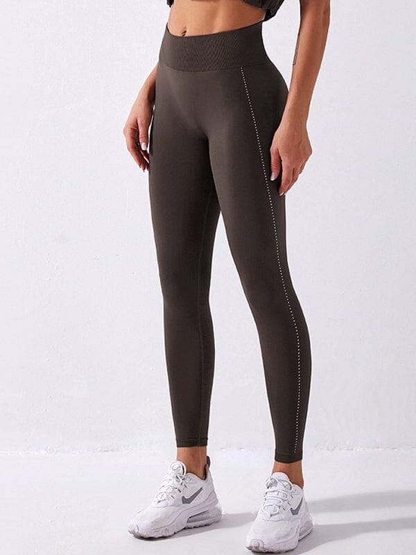 Legging Sport Opaque Sans Couture Ultime Legging S Café 