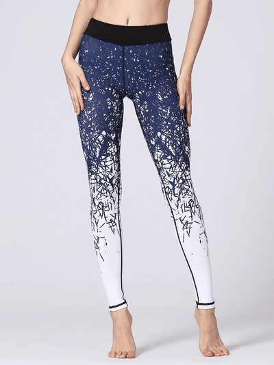 Legging Sport Original Imprimé Leggings Ultime Legging S Bleu 