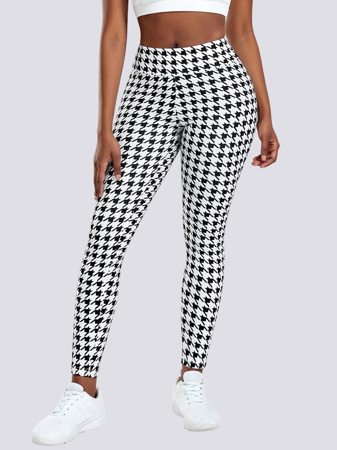 Legging Sport Pied de Poule Push Up Ultime-Legging 