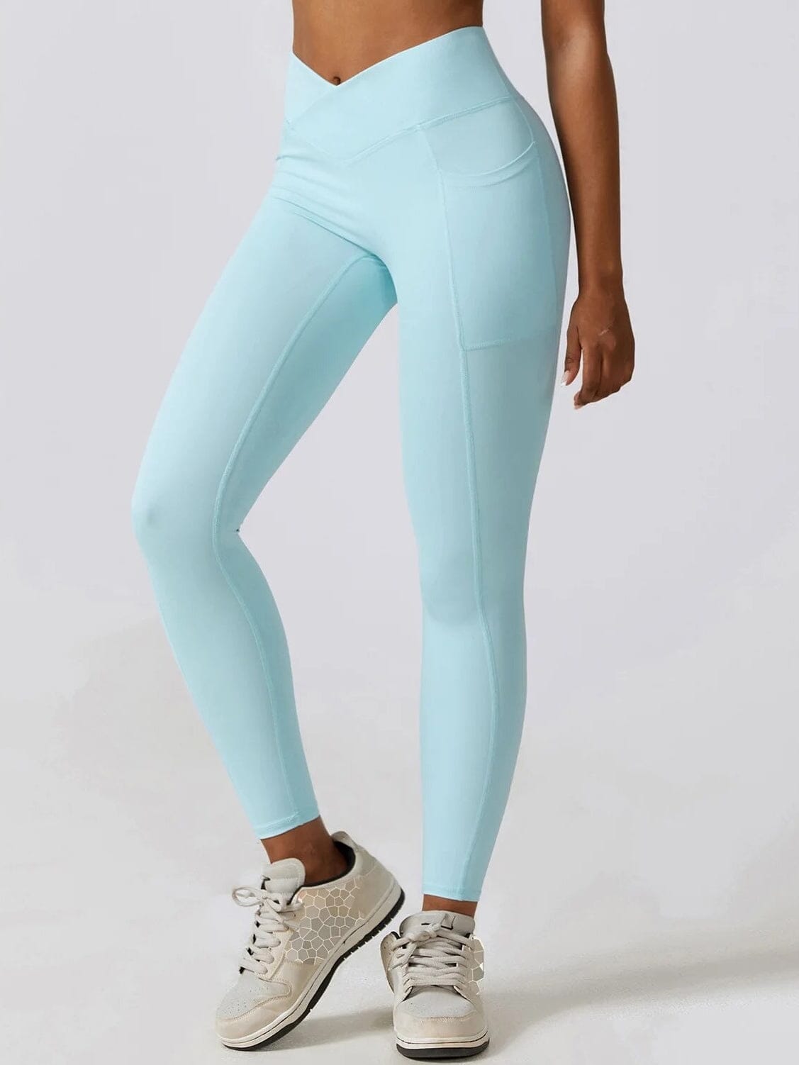 Legging Sport ProSculpt (Poches) Leggings Ultime Legging S Bleu ciel 