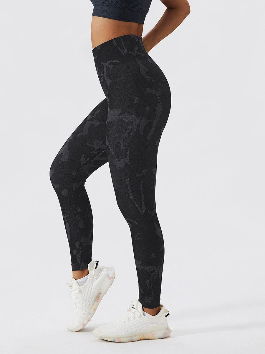 Fabletics black camo leggings on sale