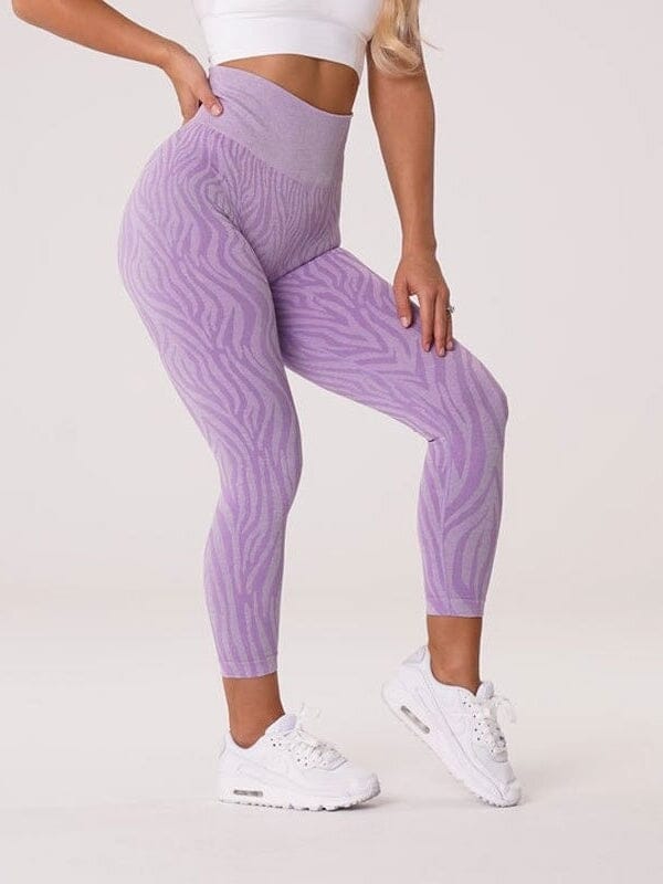 Legging Sport Sans Couture Imprimé Zèbre Leggings Ultime Legging : Legging Femme | Vêtements de Sport 