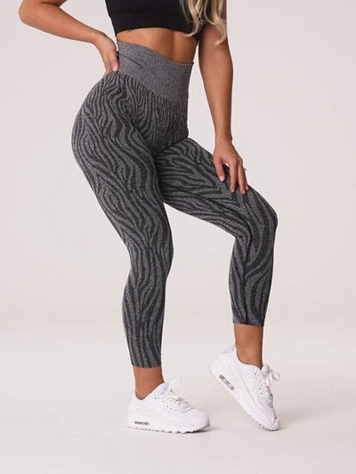 Legging Sport Sans Couture Imprimé Zèbre Leggings Ultime Legging : Legging Femme | Vêtements de Sport 