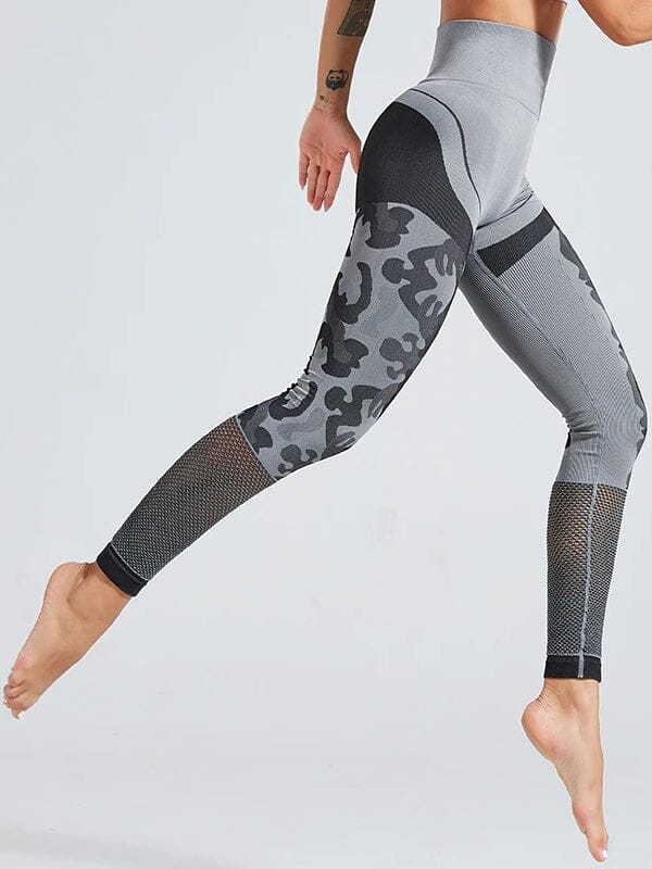 Legging Sport Taille Extra Haute Camouflage Ultime Legging : Legging Femme | Vêtements de Sport 