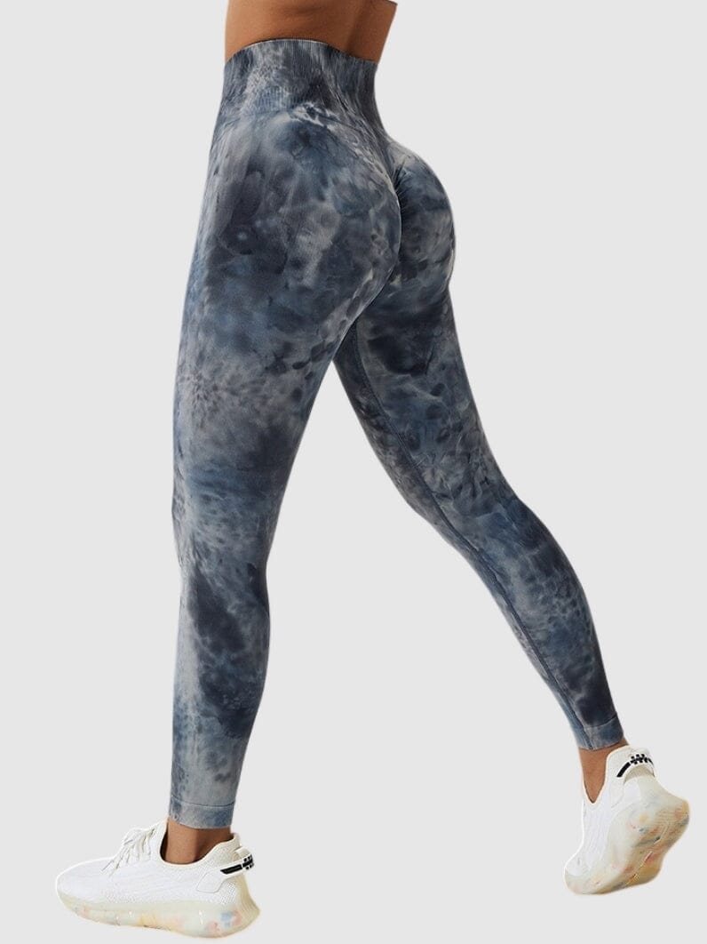 Legging Sport Taille Haute Gainant (Sans Couture) Leggings Ultime Legging S Bleu marine 