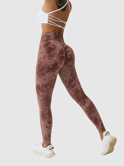 Legging Sport Taille Haute Gainant (Sans Couture) Leggings Ultime Legging S Marron 