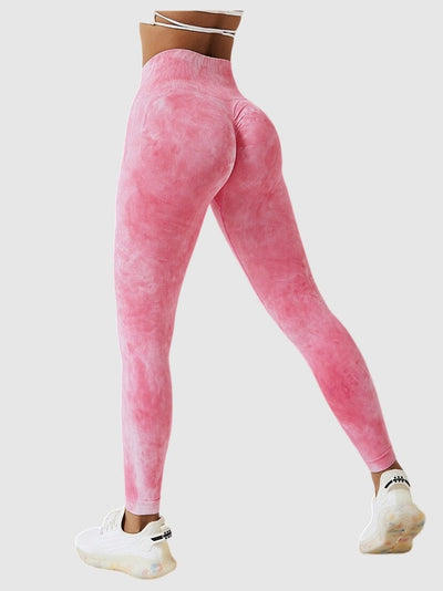 Legging Sport Taille Haute Gainant (Sans Couture) Leggings Ultime Legging S Rose 