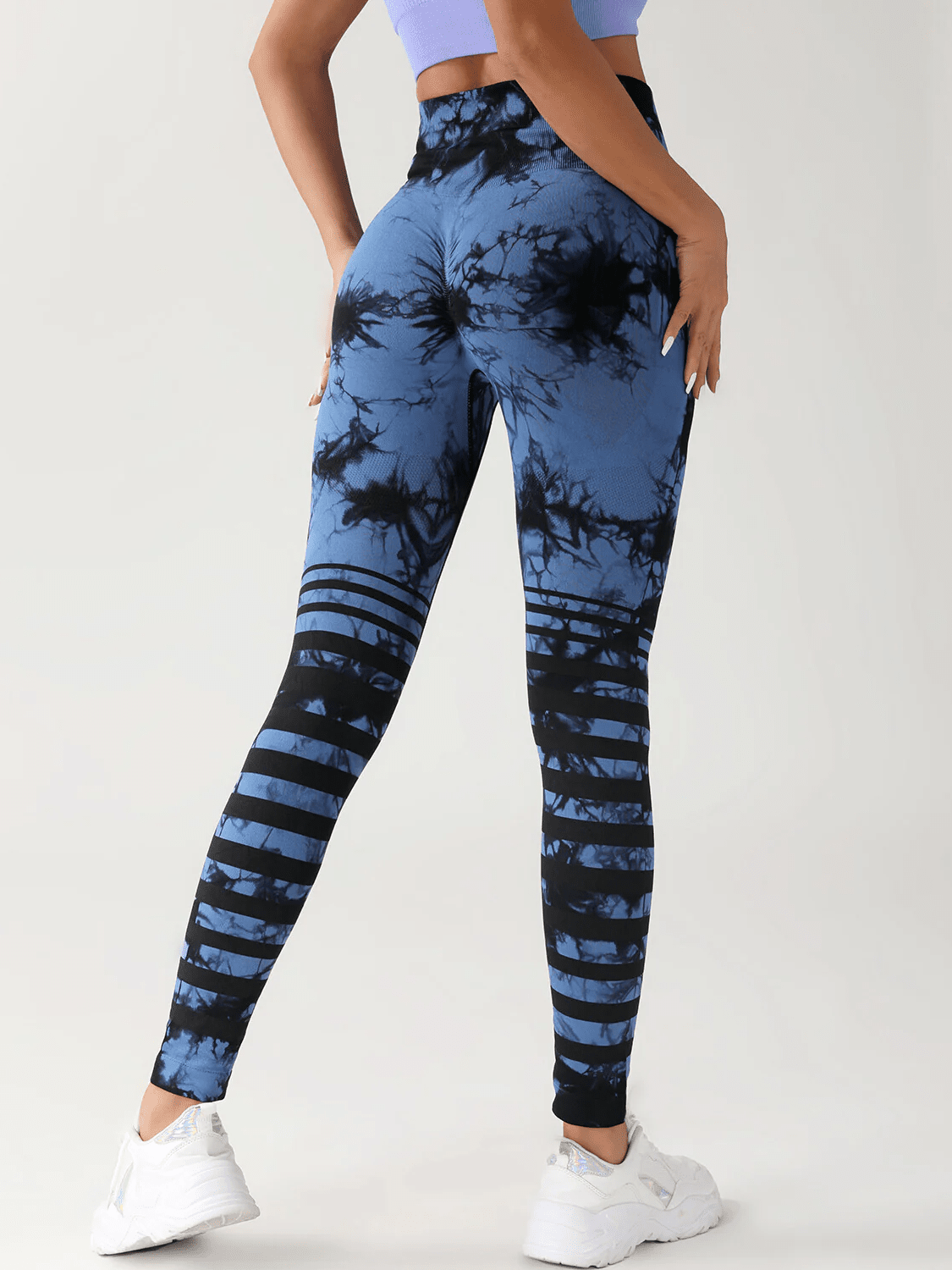 Legging Sport Tie Dye Galbant (Push Up) - Nemesis Leggings Ultime Legging S Bleu 