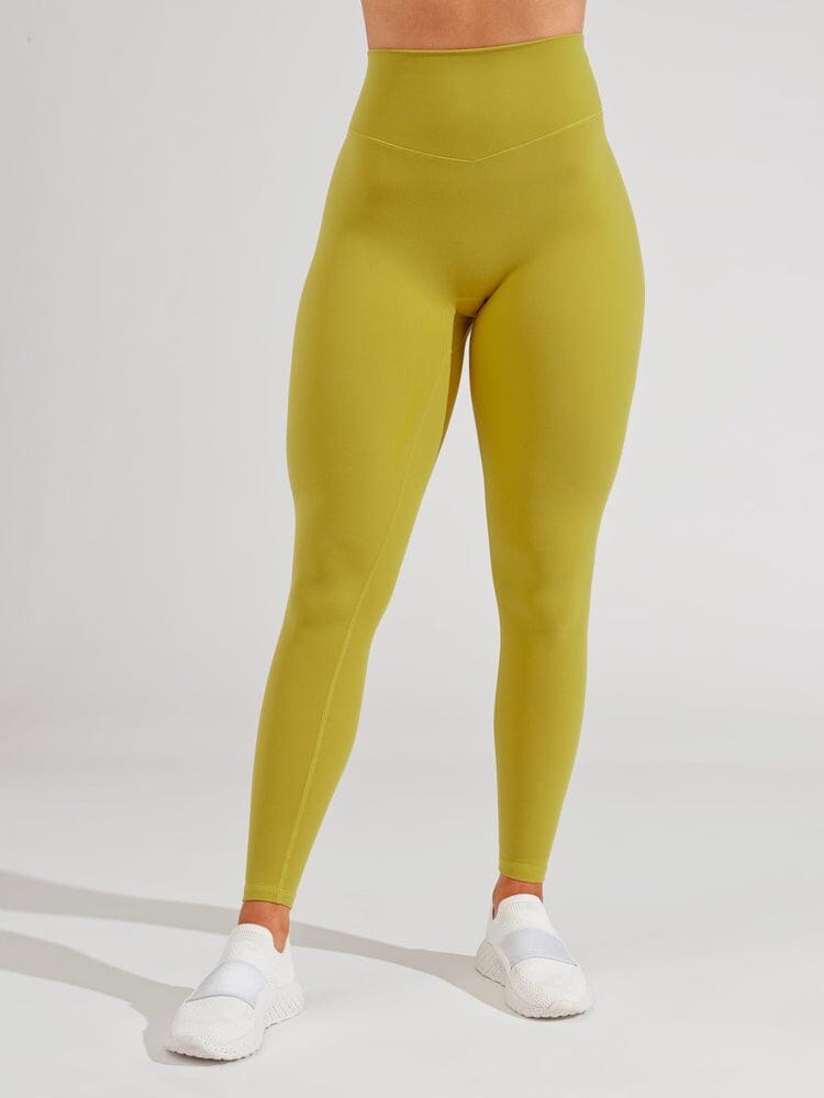 Legging Sport Ventre Plat Taille Haute - Buffbunny Leggings Ultime Legging XXS Jaune Groovy 