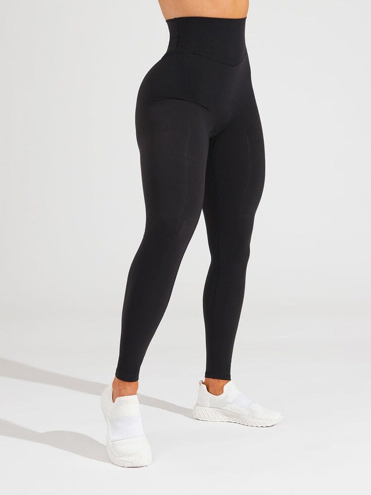 Legging Sport Ventre Plat Taille Haute - Buffbunny Leggings Ultime Legging XXS Noir 