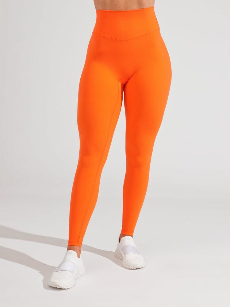 Legging Sport Ventre Plat Taille Haute - Buffbunny Leggings Ultime Legging XXS Orange 