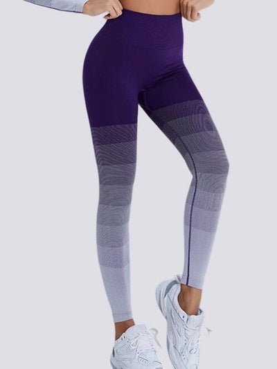 Legging Tendance Push Up Sans Couture Leggings Ultime Legging S Violet 