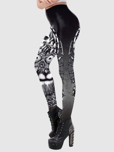 Legging Tête de Mort et Lion Leggings Ultime Legging 