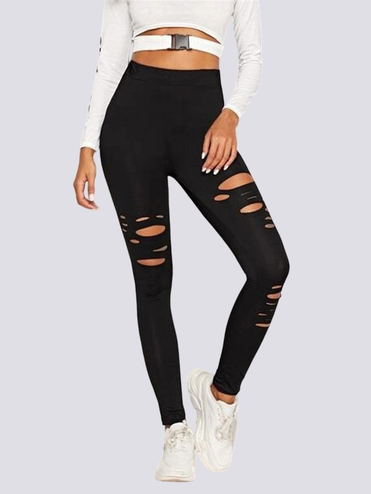 Legging Troué Noir Leggings Ultime Legging 