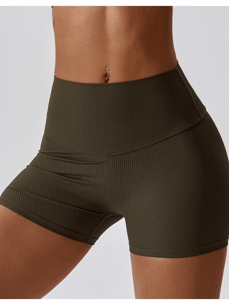 Short Court Plissé Push Up - Sport Shorts Ultime Legging 