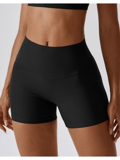 Short Court Plissé Push Up - Sport Shorts Ultime Legging 