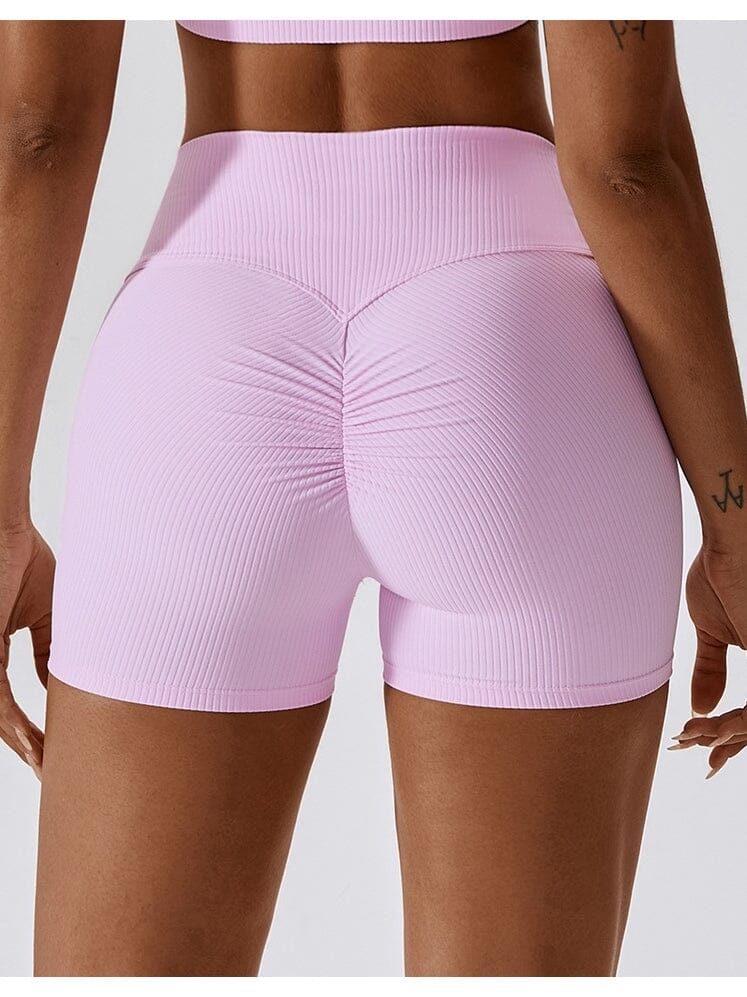 Short Court Plissé Push Up - Sport Shorts Ultime Legging 